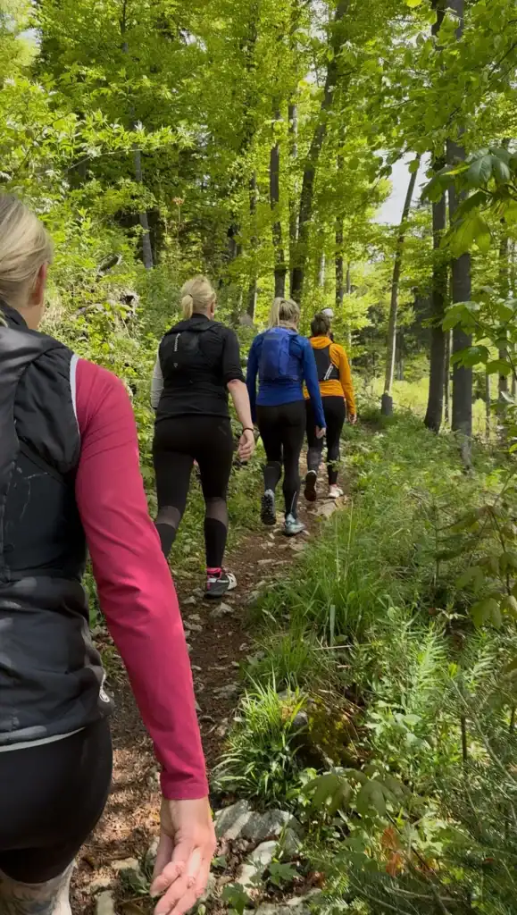 Martin Ziekel beim Trailrunning Kurs am Gaisberg in Salzburg