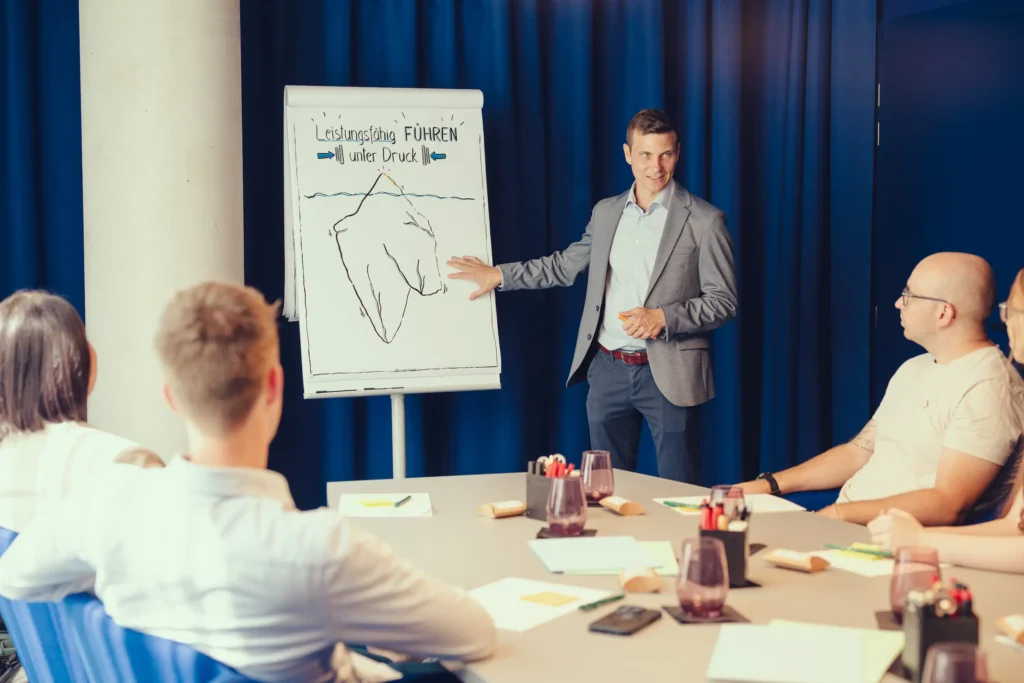 Tages-Workshops „Next Level Leadership". Zwei Themen, ein Tag: von der Idee zur Umsetzung und leistungsfähig Führen unter Druck.